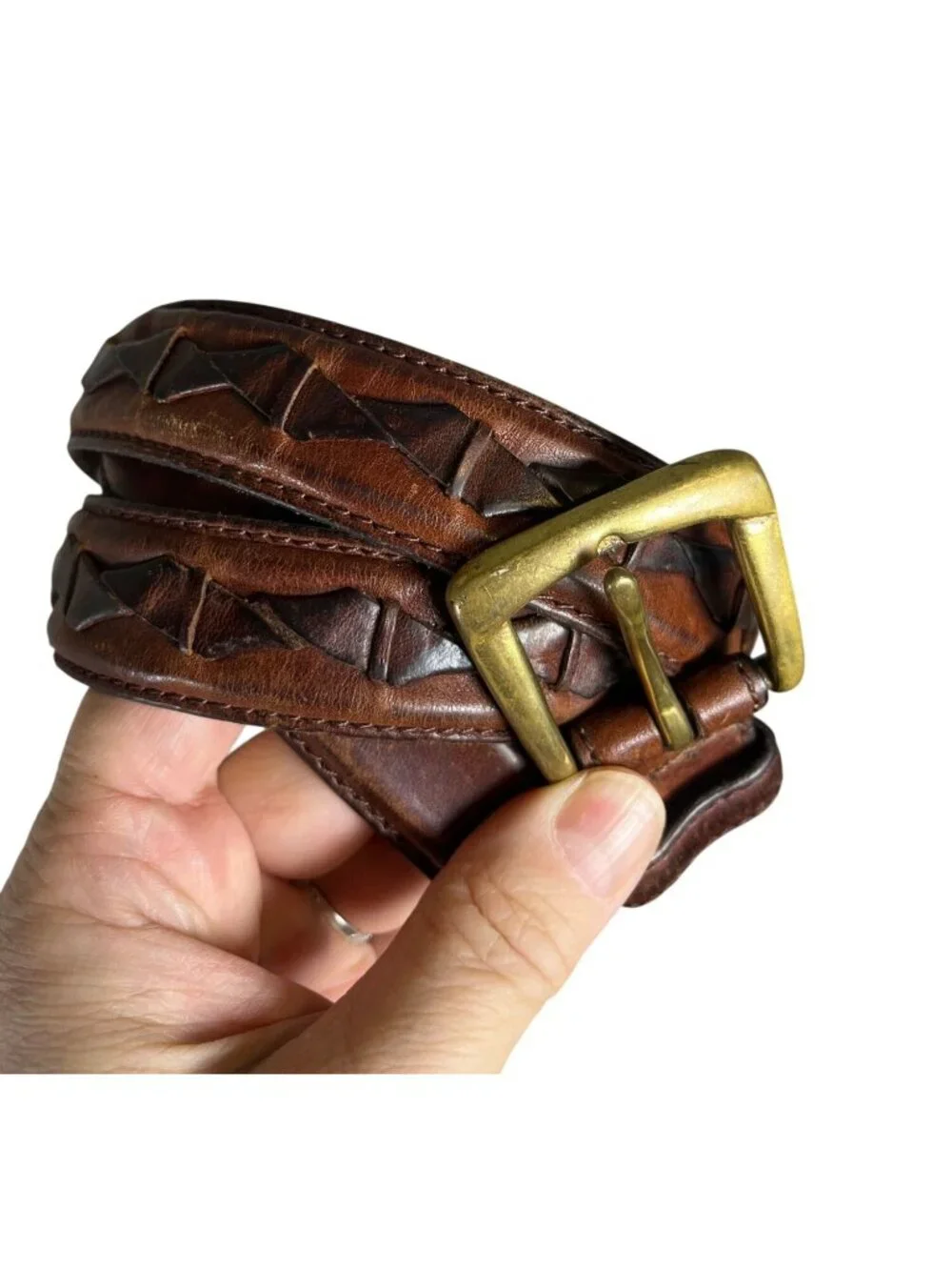 Fossil Leather Belt 42